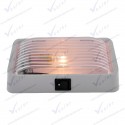 Lampara Rectangular Blanco C/Switch 5.96 Pulgadas 12 Volt